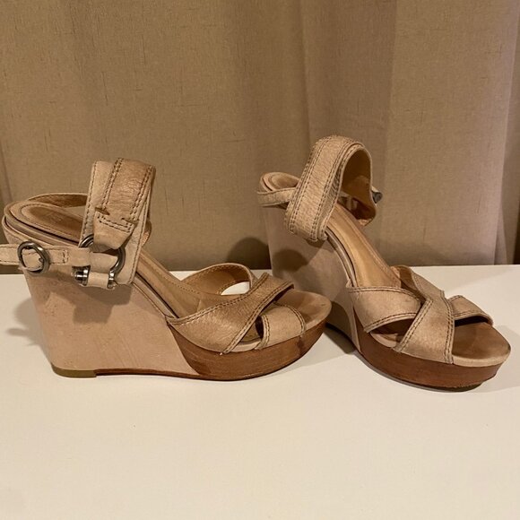 FRYE Alexa Criss Cross‎ Leather Sandals – Vintage Boho Style – Size 7.5 - Picture 1 of 9
